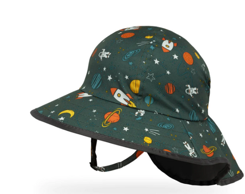 Sombrero de niños y bebés | Kids Play Hat | Space Explorer | Sunday Afternoons | Protección solar UPF 50+